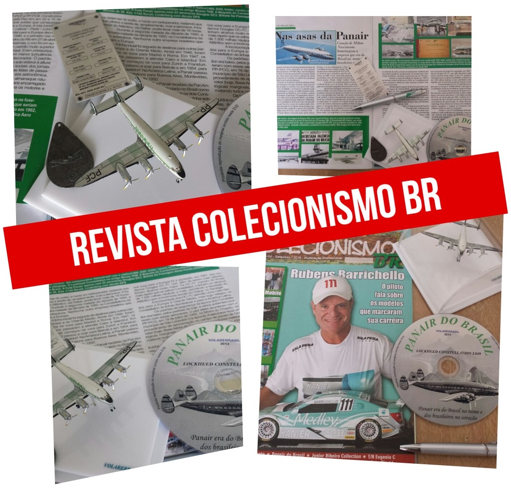 SET REVISTA COLECIONISMO BR PANAIR DO BRASIL `RCBR 24´